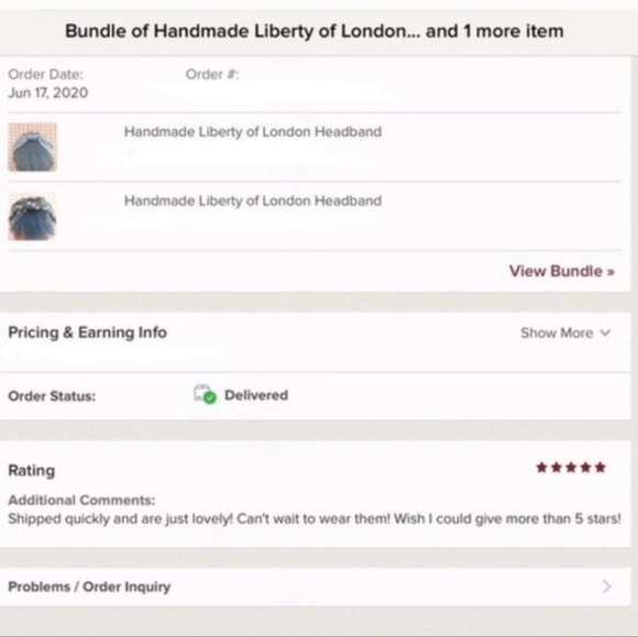 Liberty of London Art Fabric Headband Betsy Meadow Pink Green Colorful Pastel - Picture 14 of 14